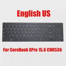 Клавиатура для ноутбука Chuwi для CoreBook XPro X Pro 15,6 CWI536, английская, русская, черная с подсветкой (art.: 3920c51be0fca)