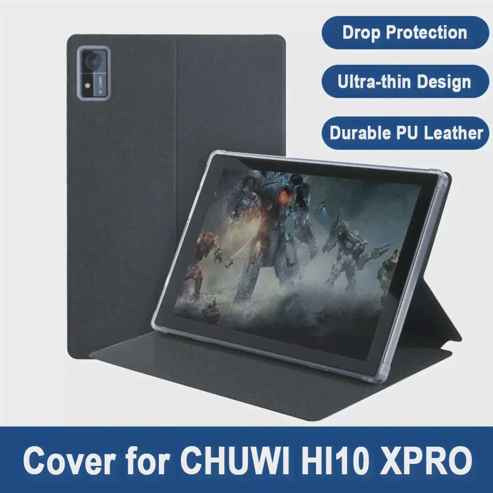 Ультратонкий Чехол из Искусственной кожи Для планшета CHUWI HI10 XPRO 10,1 дюйма, Мягкий Чехол из ТПУ с защитой От падения Для планшета Chuwi Hi10 XPro 10,1 дюйма-0