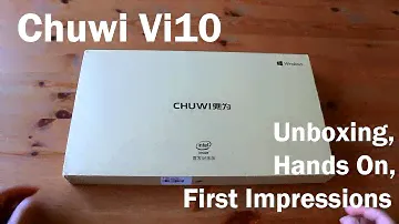 Chuwi Vi10 Unboxing, Hands On, First Impressions!