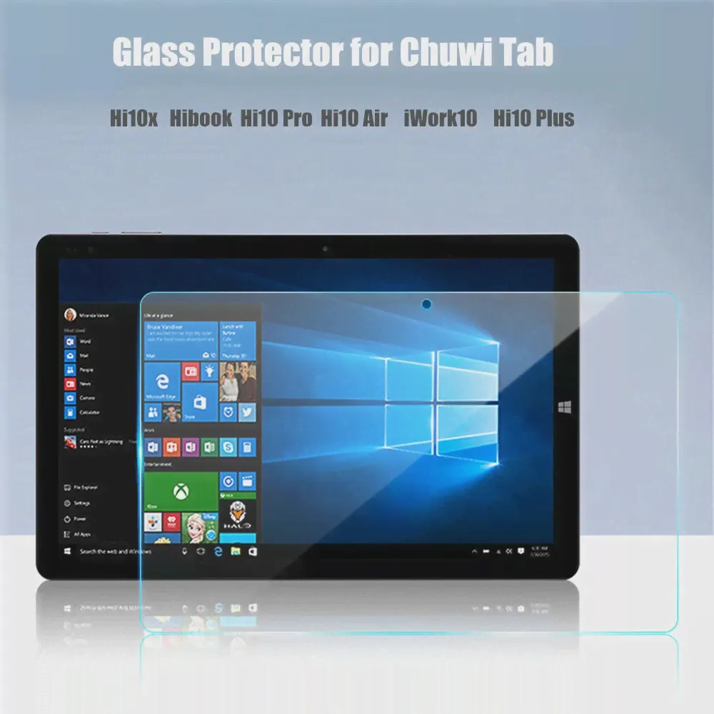 Стеклянная Защитная пленка из 2 частей для Chuwi Hi10 XPro с экраном 10,1 дюйма для Chuwi Hi10 Air Hi10 Pro Hibook Hi10x iWork Стеклянная Защитная пленка-0