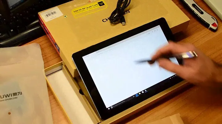 chuwi hi10 pro 2in1 & Hipen H2 active stylus unboxing
