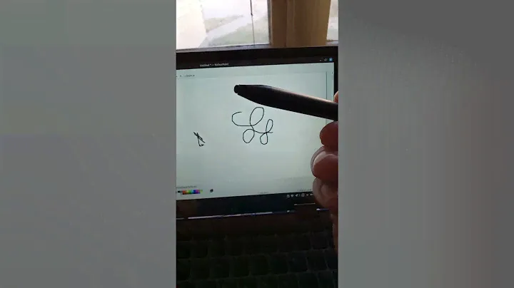 CHUWI HiPen H8 on Minibook X N100: sand the tip down for the pen to work vertically