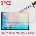 3 шт. стеклянная пленка для планшета CHUWI Hipad max 10,36 "2022, закаленный защитный экран