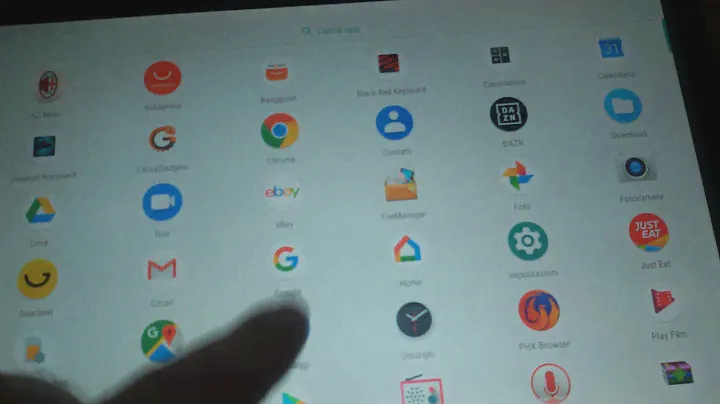 Tablet chuwi Hi9 air touch screen not working