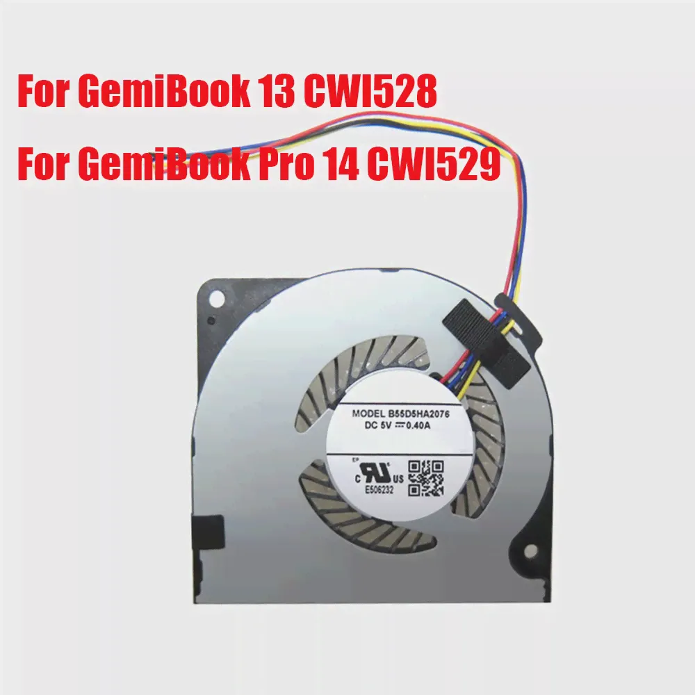 Вентилятор для ноутбука Chuwi Для GemiBook 13 CWI528 Для GemiBook Pro 14 CWI529 DC5V 0.4A Новый