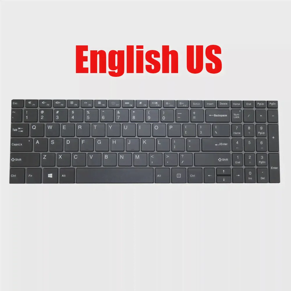 Клавиатура для ноутбука Chuwi для CoreBook XPro X Pro 15,6 CWI536, английская, русская, черная с подсветкой (art.: 3920c51be0fca)-1