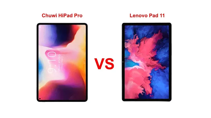 Chuwi HiPad Pro vs Lenovo Pad 11 - Tablets comparison (link and coupons in the description)