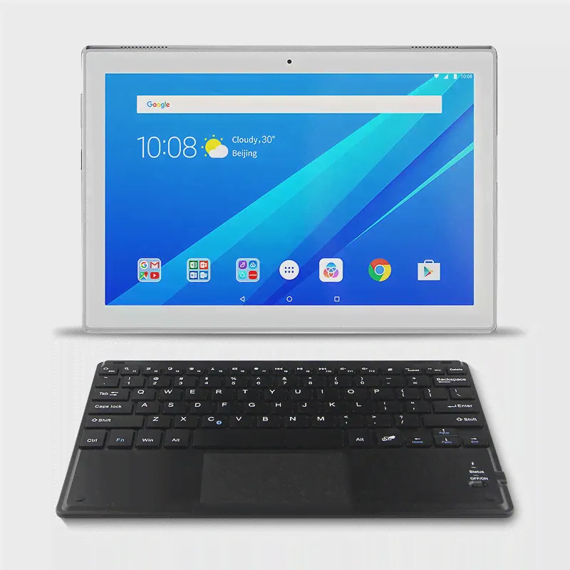 🛍 Bluetooth-клавиатура для планшетного ПК CHUWI Hi10 Plus Hi10 Pro Vi10 Plus, беспроводная клавиатура для chuwi HiBook Pro Win, чехол с сенсорной панелью-3