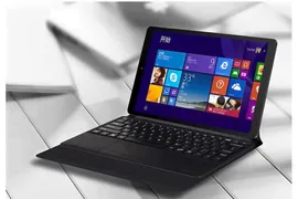 Фирменная клавиатура с чехлом для Chuwi vi10 10.6 съёмная беспроводная Bluetooth-клавиатура черная кожаная + гарантия + русские буквы